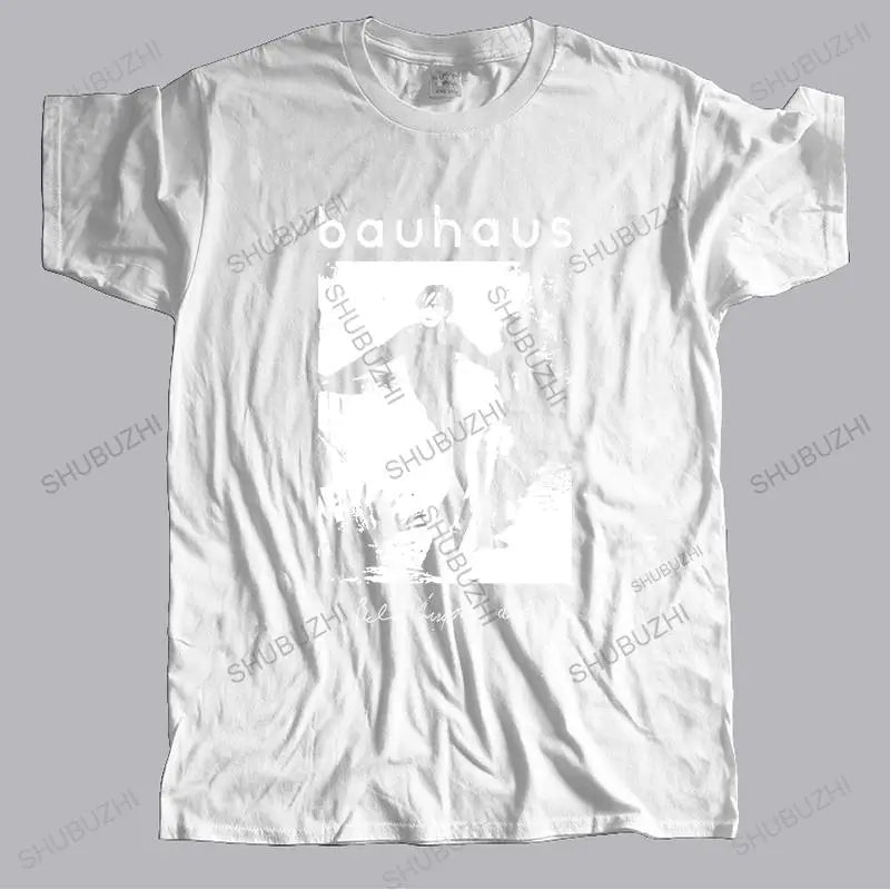 Nueva camiseta de algodón de verano a la moda de manga corta Bauhaus Bela Lugosi Logo antiguo camiseta streetwear unisex camisetas de estilo Vintage