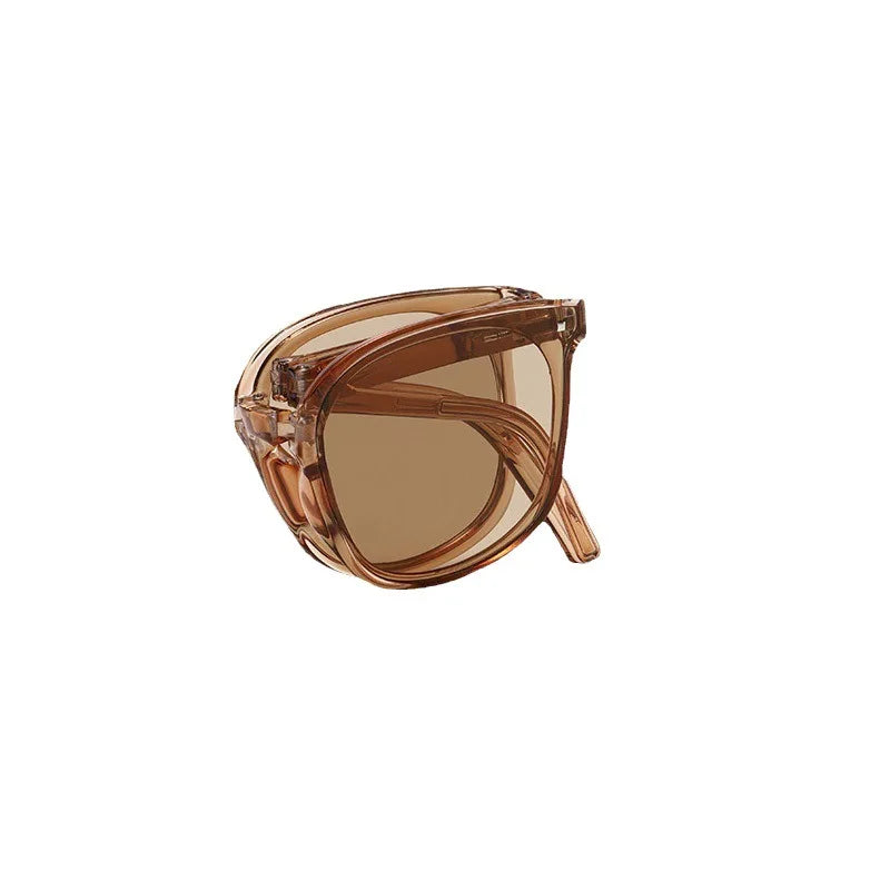 Gafas de sol plegables, portátiles, protección solar ultraligera, protección UV, gafas de sol tanto para hombres como para mujeres.