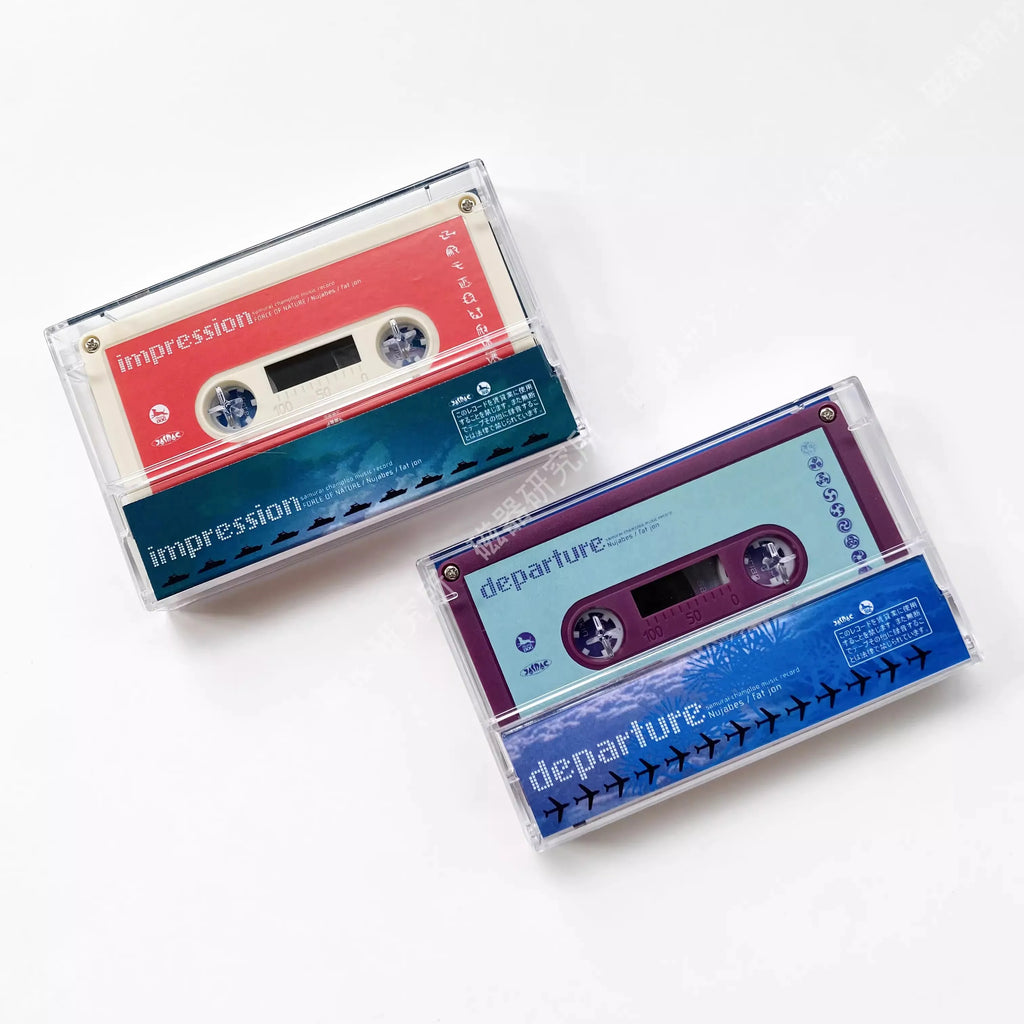 Juego Nujabes Fat Jon, álbum de IMPRESIÓN de cinta musical, 2 uds., casetes, Cosplay, Walkman, grabadora, colección de cajas de tránsito sonoro para coche