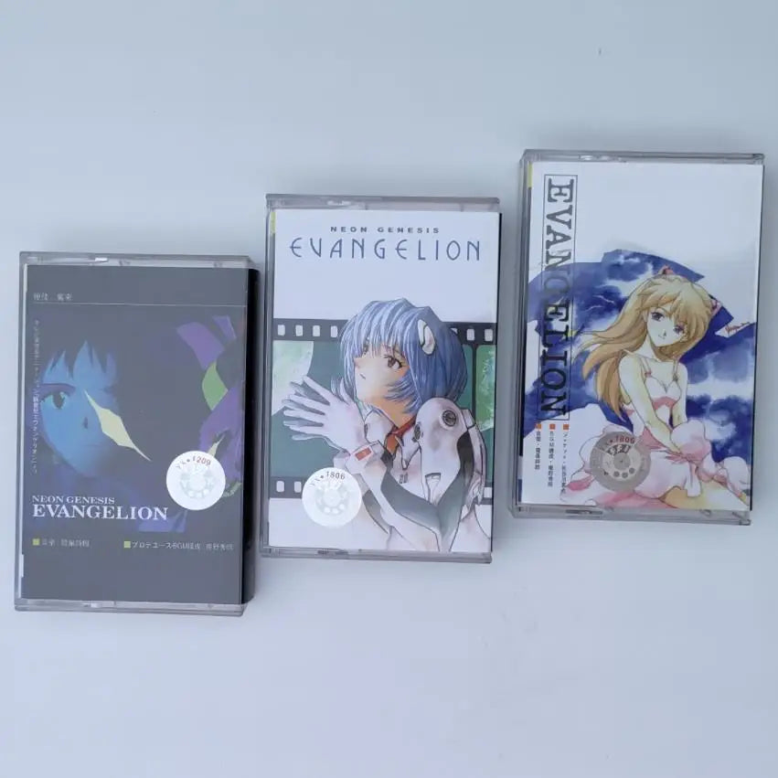 EVA Anime NEON GENESIS EVANGELION Asuka Langley Soryu cinta musical Utada One Last Kiss Cosplay insonoras caja Walkman casetes