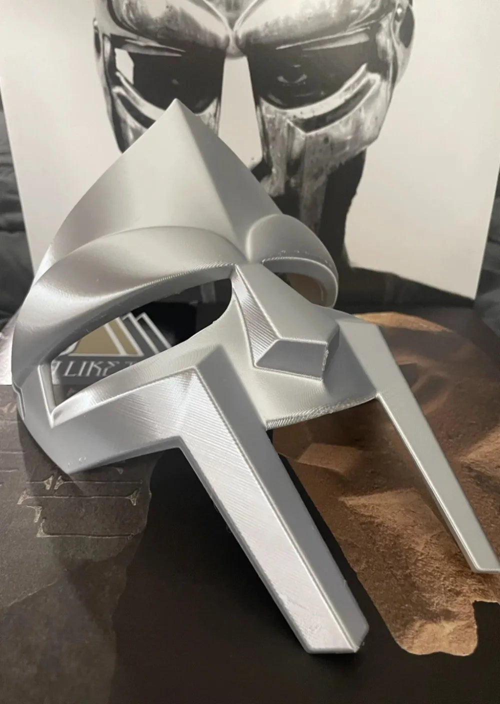 MF DOOM-mascarilla espartana Retro de Hip Hop, cara de Metal, máscara de estrella Punk Rock, accesorios de disfraz para fiesta de disfraces, máscara de escenario para DJ para hombres