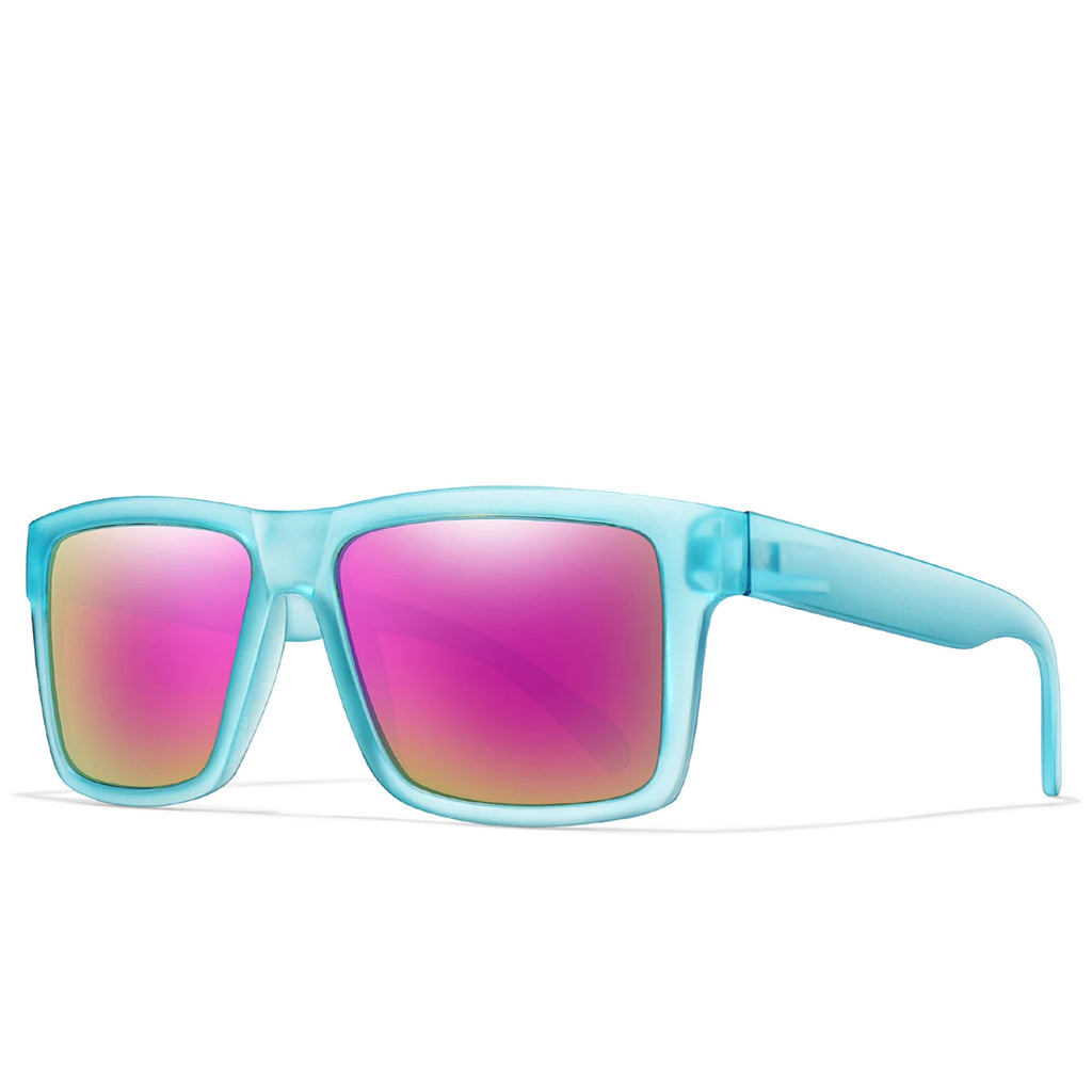 Gafas de sol polarizadas Vintage cuadradas de lujo para ciclismo para hombre y mujer, gafas de sol de moda para viajes, conducción, pesca, gafas masculinas UV400