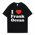 Camisetas I Love Frank para hombre y mujer, camiseta rubia de tendencia Hip Hop, camiseta de moda oceánica, ropa de calle de manga corta para rapero para mujer