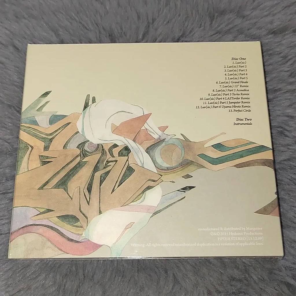 Rap Nujabes Shing02 CD de música Luv(sic) álbum Hexalogy círculo perfecto 2 uds registro de música Cosplay Walkman coche trelas sonoras caja regalos