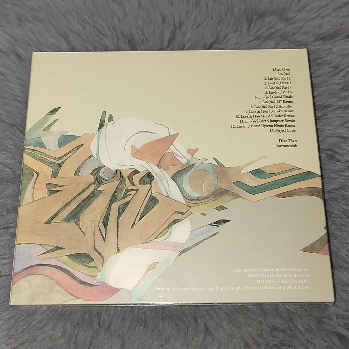 Rap Nujabes Shing02 CD de música Luv(sic) álbum Hexalogy círculo perfecto 2 uds registro de música Cosplay Walkman coche trelas sonoras caja regalos