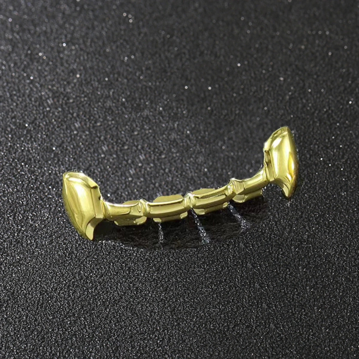 Juego de dientes chapados en plata, colmillo de payaso decorativo de hip hop para Halloween, 1 ud./1 Uds.