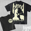 Camiseta con gráfico Retro de rapero Frank para hombre, ropa de álbum oceánico de Hip Hop, camisetas Y2k, Camiseta de algodón de gran tamaño Rubio Unisex a la moda