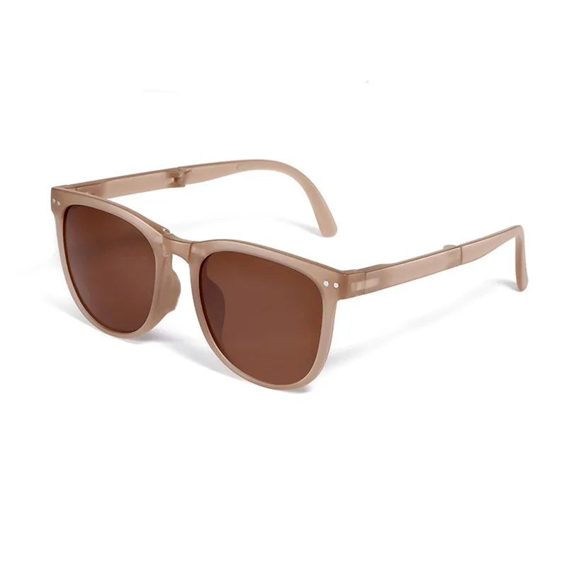 Gafas de sol plegables, portátiles, protección solar ultraligera, protección UV, gafas de sol tanto para hombres como para mujeres.
