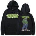 Sudadera con capucha con estampado gráfico de rapero Mf Doom para hombre y mujer, sudadera de lana de gran tamaño de Hip Hop, sudaderas con capucha de tendencia a la moda para hombre, Streetwea
