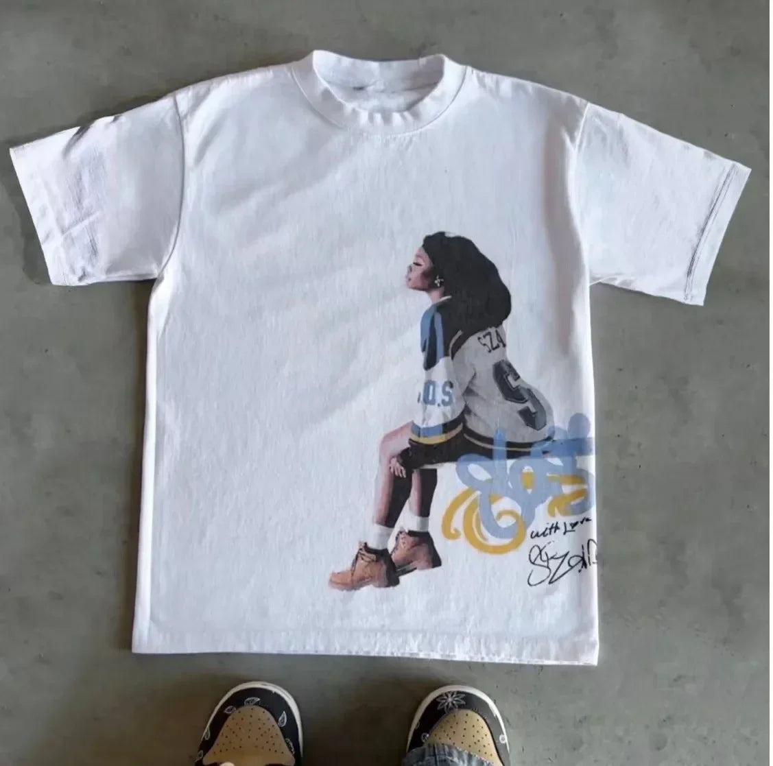 Camisetas Vintage informales con estampado Y2k para mujer, ropa de calle de manga corta con cuello redondo, camiseta gótica Harajuku, Top corto, ropa para hombre y niño 2000