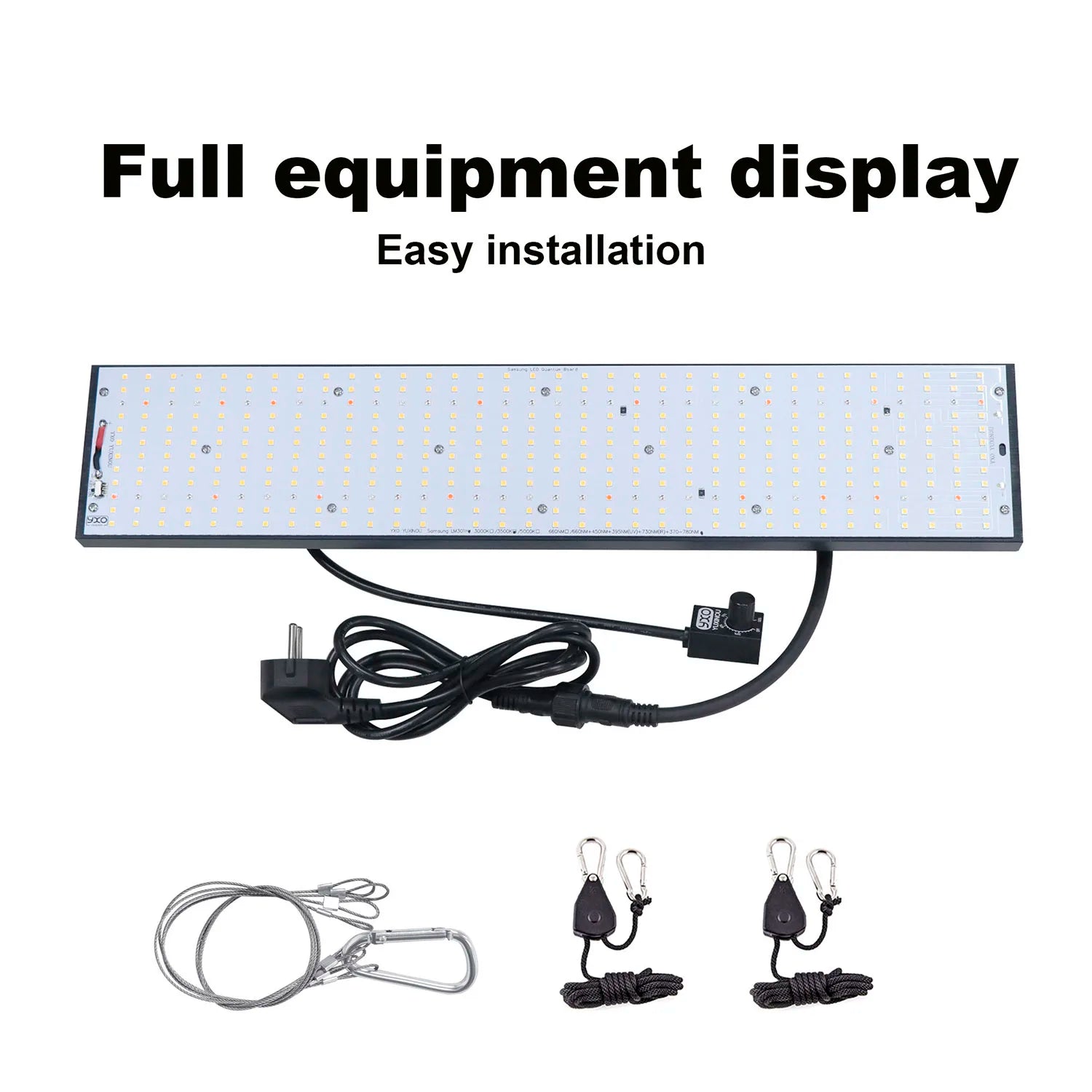 Nuevo 2024Sam-sungLM301H luz LED de cultivo espectro completo 720W luz de crecimiento de plantas para invernadero interior lámpara de cultivo de plantas hidropónicas