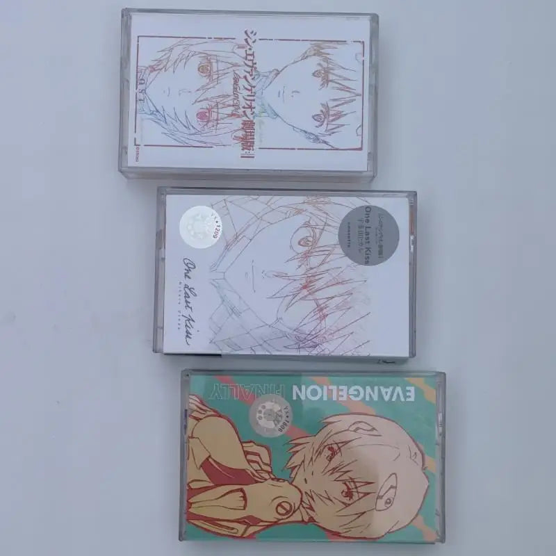 EVA Anime NEON GENESIS EVANGELION Asuka Langley Soryu cinta musical Utada One Last Kiss Cosplay insonoras caja Walkman casetes
