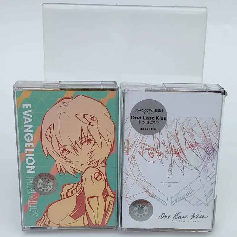EVA Anime NEON GENESIS EVANGELION Asuka Langley Soryu cinta musical Utada One Last Kiss Cosplay insonoras caja Walkman casetes