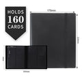 Álbum para 160 Tarjetas, Carpeta con 4 Bolsillos, Apta para Tarjetas de Pokémon, Yugioh, Béisbol, Fútbol y Otros Deportes