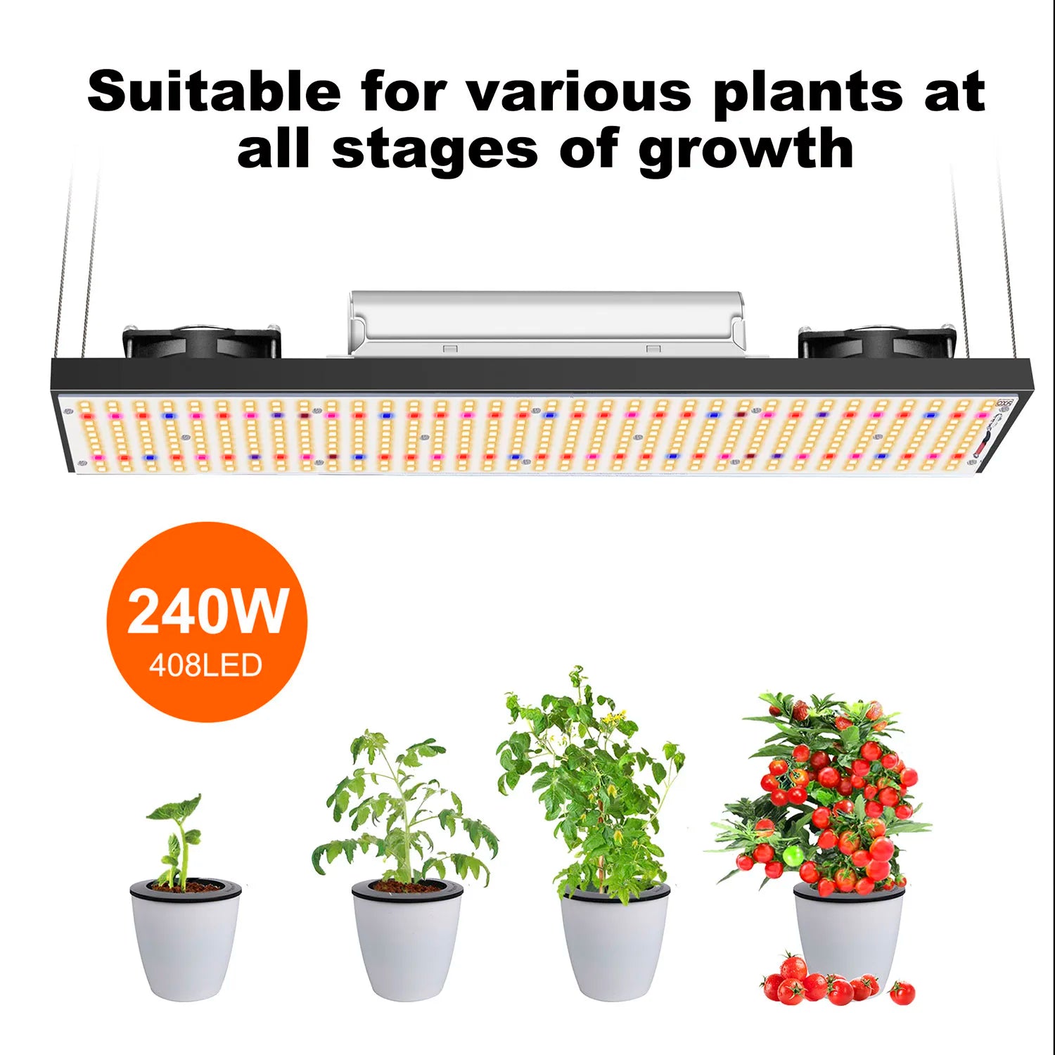 Nuevo 2024Sam-sungLM301H luz LED de cultivo espectro completo 720W luz de crecimiento de plantas para invernadero interior lámpara de cultivo de plantas hidropónicas