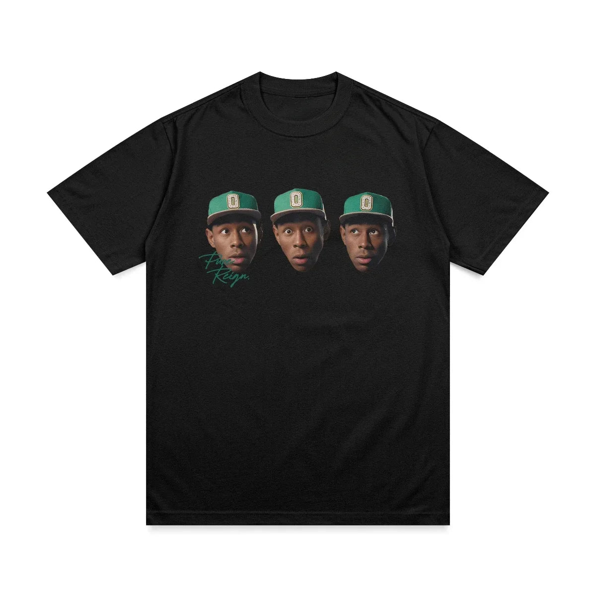 Camiseta con patrón de cabeza de Tyler The Creator, camiseta de manga corta de verano para mujer, camiseta Retro Hip Hop Rap Singer Cactus Jack, Top Y2k