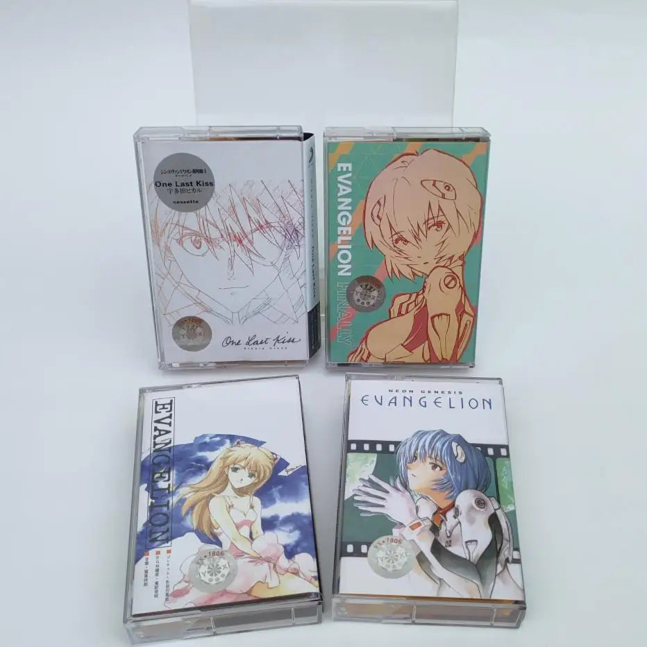 EVA Anime NEON GENESIS EVANGELION Asuka Langley Soryu cinta musical Utada One Last Kiss Cosplay insonoras caja Walkman casetes