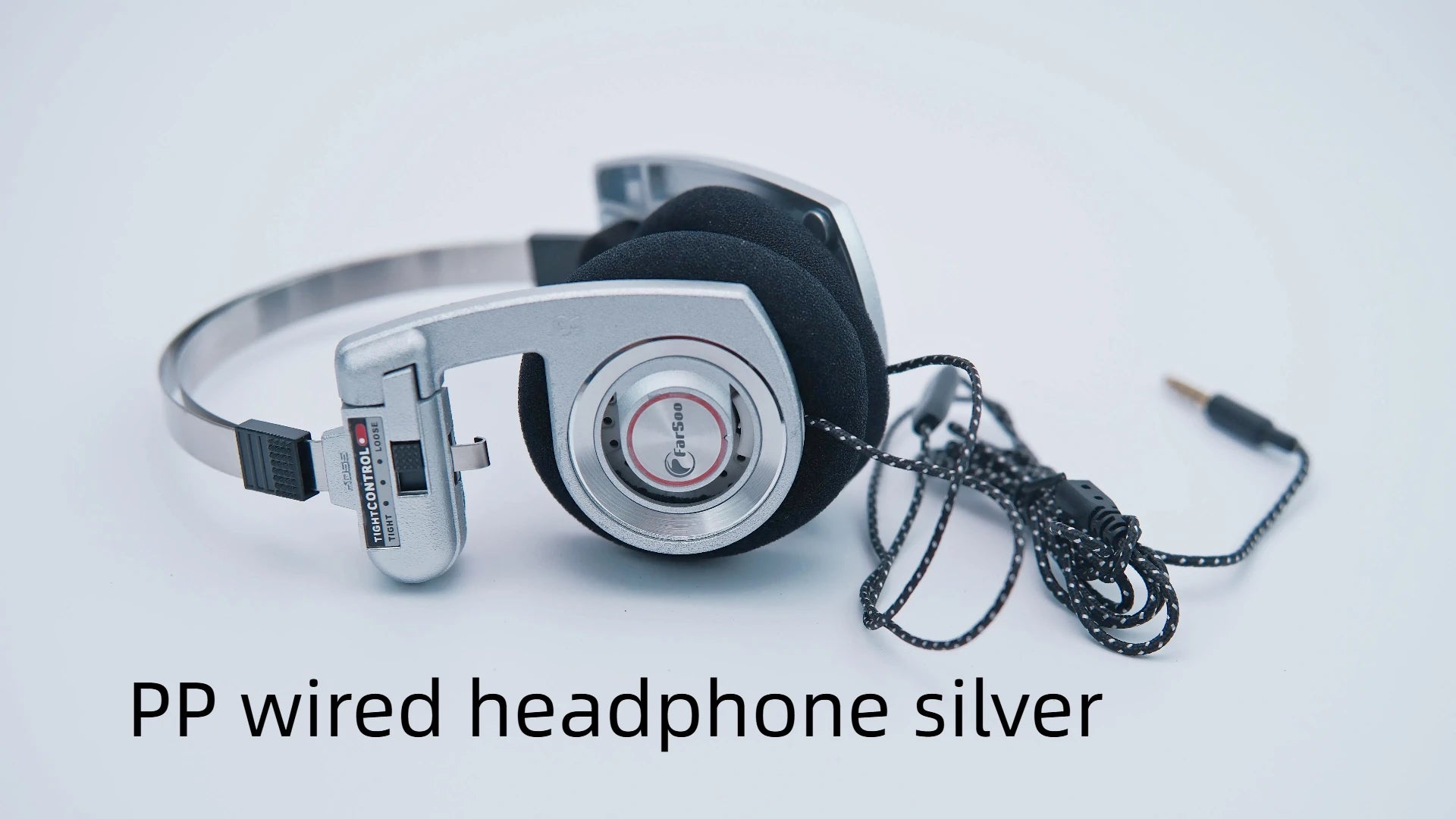 Auriculares Farsoo PP con Cable, Portátiles, Profesionales, con Micrófono, Plegables, Retro, HiFi, Bajos Profundos, Conector de 3.5mm para PC, iPad y Teléfonos