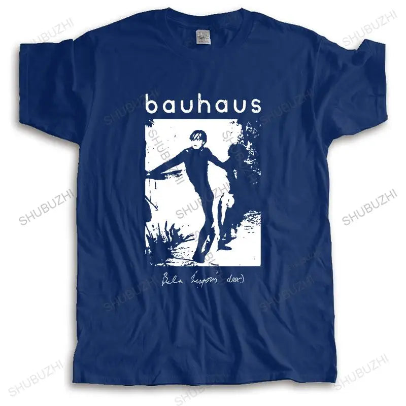 Nueva camiseta de algodón de verano a la moda de manga corta Bauhaus Bela Lugosi Logo antiguo camiseta streetwear unisex camisetas de estilo Vintage