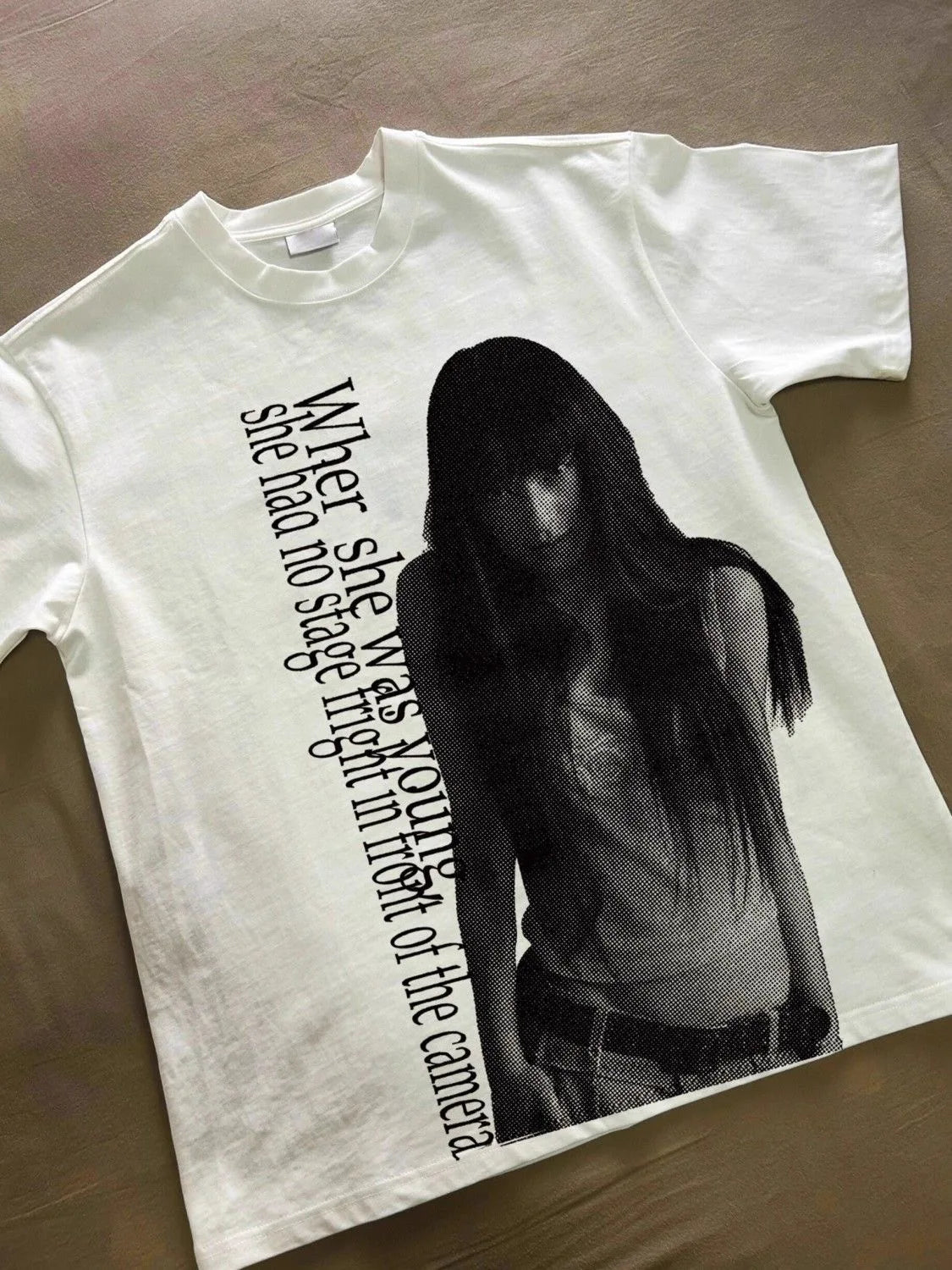 Camisetas Vintage informales con estampado Y2k para mujer, ropa de calle de manga corta con cuello redondo, camiseta gótica Harajuku, Top corto, ropa para hombre y niño 2000