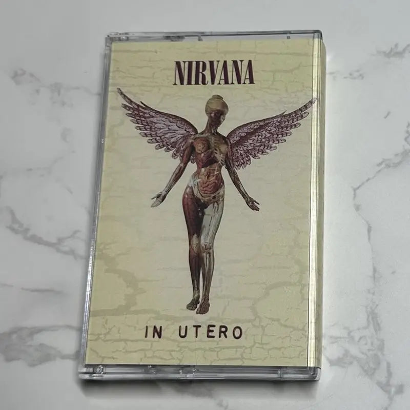 Casete de Música Rockera Occidental Sin Abrir con Libro de Letras, Colección Retro Nostálgica, Cinta de Audio Original