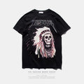 Yeezus kanye west camiseta algodón streetwear concierto hiphop manga corta