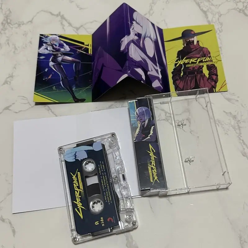 Casete de Música de Estilo Cyberpunk, Nuevo Sin Abrir, Colección Retro, Sonido Clásico de Alta Fidelidad