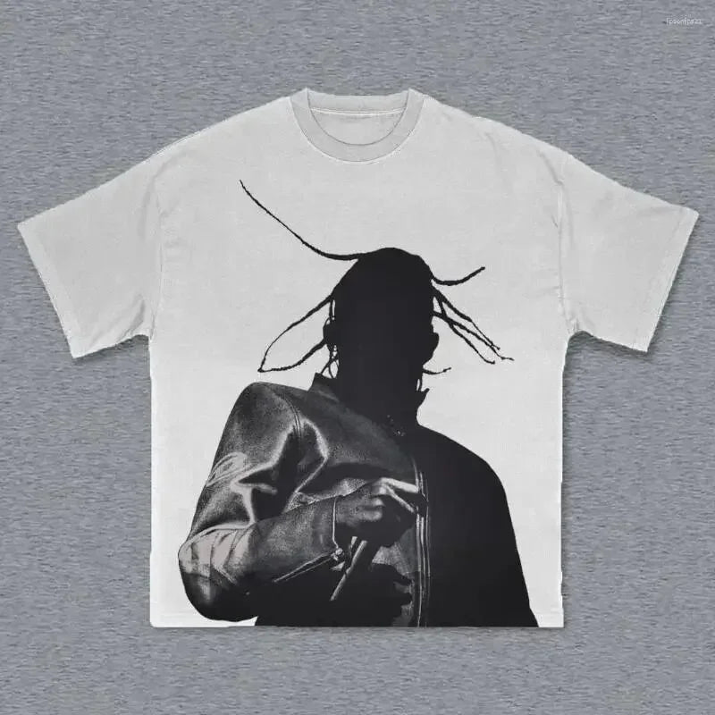 Camisetas Vintage informales con estampado Y2k para mujer, ropa de calle de manga corta con cuello redondo, camiseta gótica Harajuku, Top corto, ropa para hombre y niño 2000