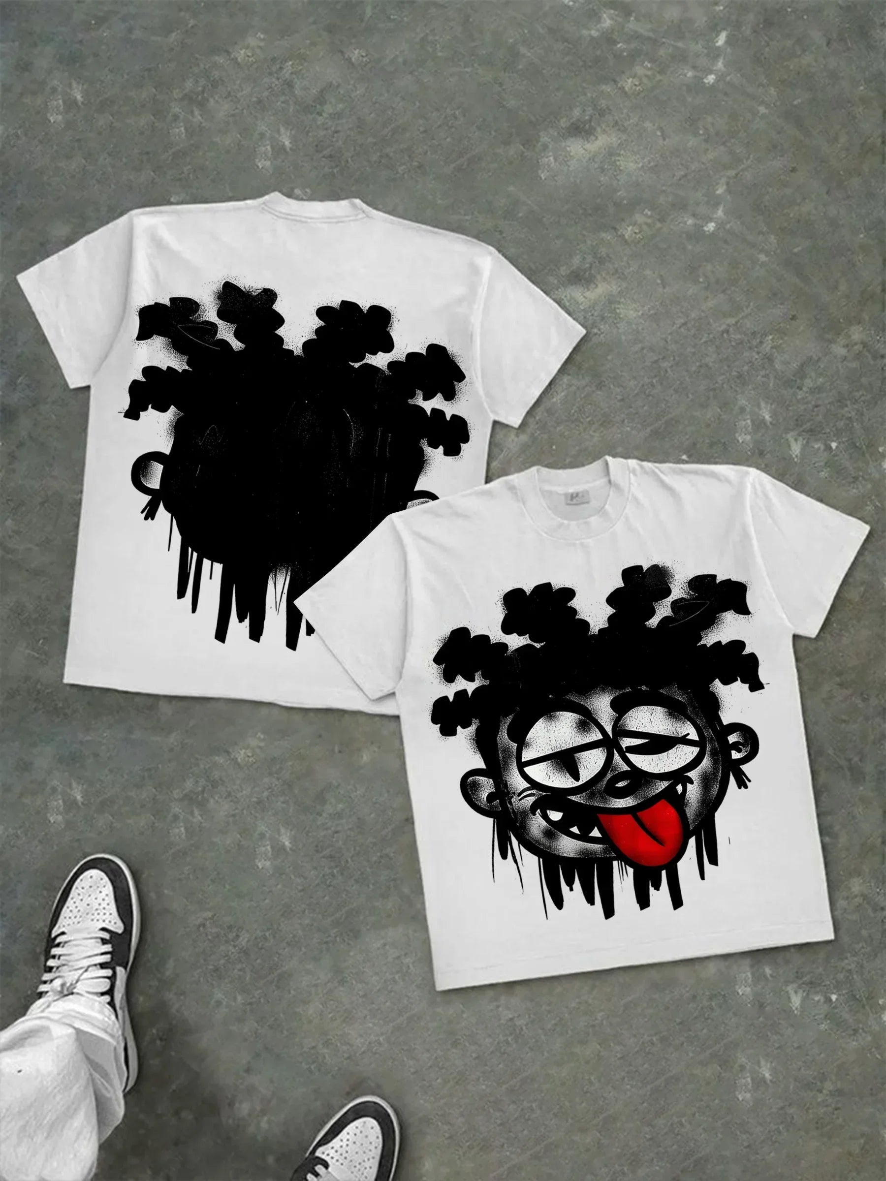Camiseta gráfica para hombre y mujer, Top Vintage, ropa informal estilo Hip Hop, camiseta de gran tamaño, ropa informal de manga corta, camiseta de moda de verano
