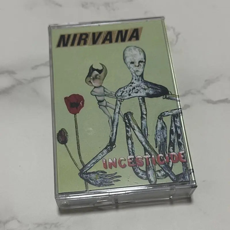 Casete de Música Rockera Occidental Sin Abrir con Libro de Letras, Colección Retro Nostálgica, Cinta de Audio Original
