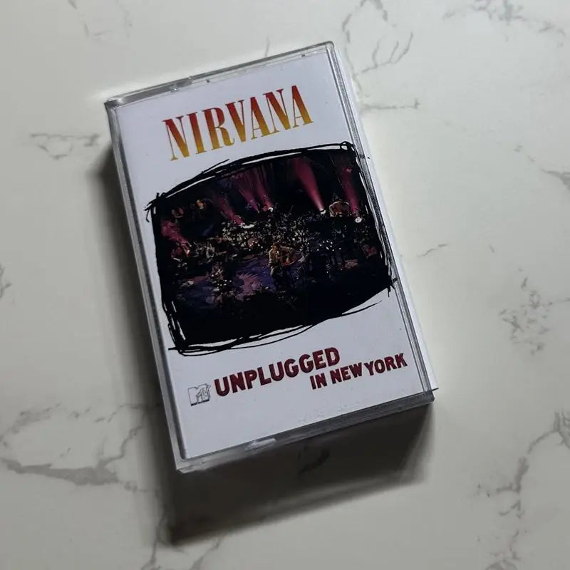Casete de Música Rockera Occidental Sin Abrir con Libro de Letras, Colección Retro Nostálgica, Cinta de Audio Original